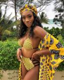 Sexy Printed Padded Bikinis 3 Pieces Swimsuits OD-68258