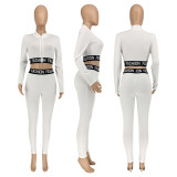 Fashion Casual Sports Long Sleeve Two Piece Set GLF-8112