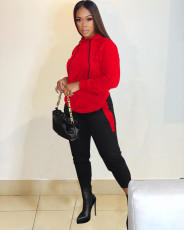 Casual Hoodies Two Piece Pants Set FOSF-8037
