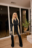 Casual Long Sleeve Zipper Long Sleeve 2 Piece Sets XMY-9294