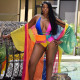Sexy Swimsuits One Piece Swimwear+Long Cloak BN-9113