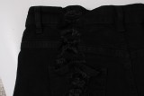 Plus Size 5XL Denim Ripped Hole Flared Jeans HSF-2397