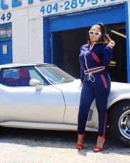 Casual Sports Zipper Jacket And Pants 2 Piece Sets ORY-5182