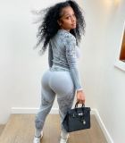 Casual Printed Long Sleeve Two Piece Pants Set LSD-9062