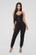 Solid Ribbed Sleeveless Spaghetti Strap Jumpsuits LSD-8826