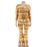 Plus Size Casual Striped One Piece Jumpsuits OSIF-20876