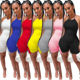 Sexy Halter Backless One Piece Rompers NIK-217