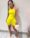 Sexy Halter Backless One Piece Rompers NIK-217