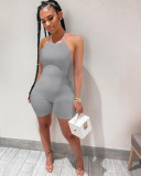 Sexy Halter Backless One Piece Rompers NIK-217