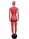 Sexy Printed Sleeveless One Piece Jumpsuit MEM-8339