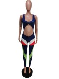 Sexy Printed Sleeveless One Piece Jumpsuit MEM-8339