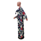 Floral Print Beach Bikinis 3pcs Swimsuit TR-1111