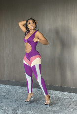 Sexy Sleeveless Hollow Out Tight Jumpsuits TR-1110