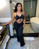 Sexy Solid Color Sling Jumpsuits XYF-9083