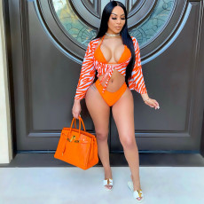 Sexy Leopard Bikinis 3 Piece Sets CHY-1321