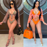 Sexy Leopard Bikinis 3 Piece Sets CHY-1321