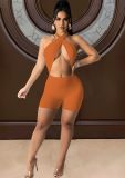 Solid Color Sexy Fashion Rompers FOSF-8056