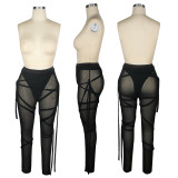 Sexy Mesh See Through Long Pants TE-4234