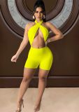 Solid Color Sexy Fashion Rompers FOSF-8056