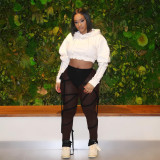 Sexy Mesh See Through Long Pants TE-4234