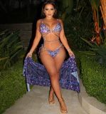 Sexy Printed Swimwear Bikinis 3 Piece Sets ORY-5184