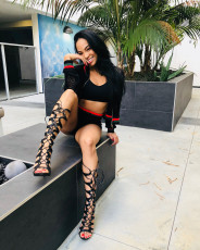 Sexy Mesh See Though Two Piece Shorts Set HM-6508
