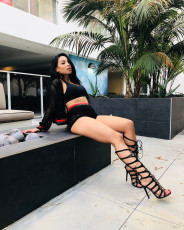 Sexy Mesh See Though Two Piece Shorts Set HM-6508