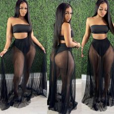 Sexy Mesh See Through 3 Piece Sets LA-3263