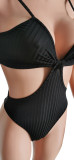Sexy Solid Hollow Out One-Piece Swimsuit HMS-5445