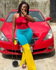Sexy Cami Top And Flared Pants Two Piece Sets HMS-5437