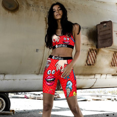 Casual Printed Tank Top And Shorts 2 Piece Sets DDF-8022