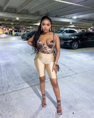 Sexy Leopard Cami Top+Shorts Tight 2 Piece Sets MOF-6618