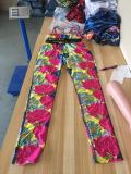 Fashion Print Sports Fitness Vest Pants Two Piece Sets OD-8418