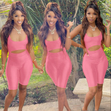 Solid Sleeveless Back Zipper Skinny Romper AL-244