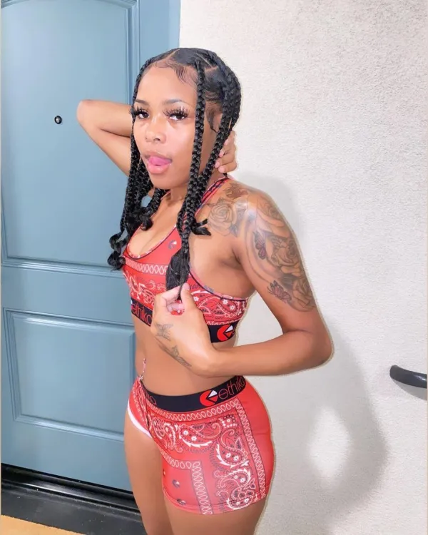 Sexy Printed Tank Top And Shorts 2 Piece Sets FNN-8600