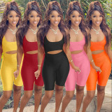 Solid Sleeveless Back Zipper Skinny Romper AL-244