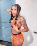 Sexy Printed Tank Top And Shorts 2 Piece Sets FNN-8600