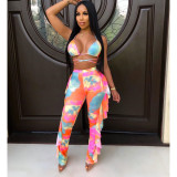 Sexy Printed Mesh Two-piece Set With Underpants ORY-5117-1