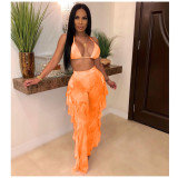 Sexy Printed Mesh Two-piece Set With Underpants ORY-5117-1