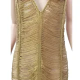 Sexy See Through Hollow Halter Club Dress TR-1129