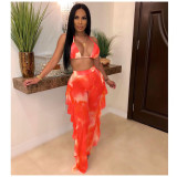 Sexy Printed Mesh Two-piece Set With Underpants ORY-5117-1