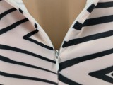 Fashion Casual Print Single Sleeve Rompers WSM-5239