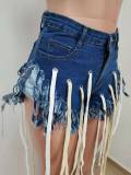 Sexy Denim Tassel Jeans Shorts LSD-9105