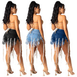 Sexy Denim Tassel Jeans Shorts LSD-9105