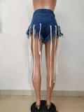 Sexy Denim Tassel Jeans Shorts LSD-9105