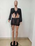 Sexy Mesh Swimsuit Bikinis With Cove Up 4 Piece Sets LSD-9109