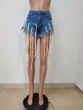 Sexy Denim Tassel Jeans Shorts LSD-9105