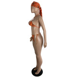 Sexy Bikinis Two Piece Set+Skirts+Headkerchief  LSL-6428