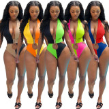 Sexy Backless Halter One Pieces Swimsuits ORY-5128
