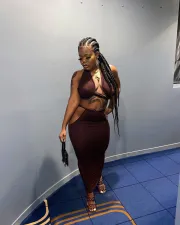 Sexy Halter Backless Long Skirt Two Piece Sets WSYF-5832